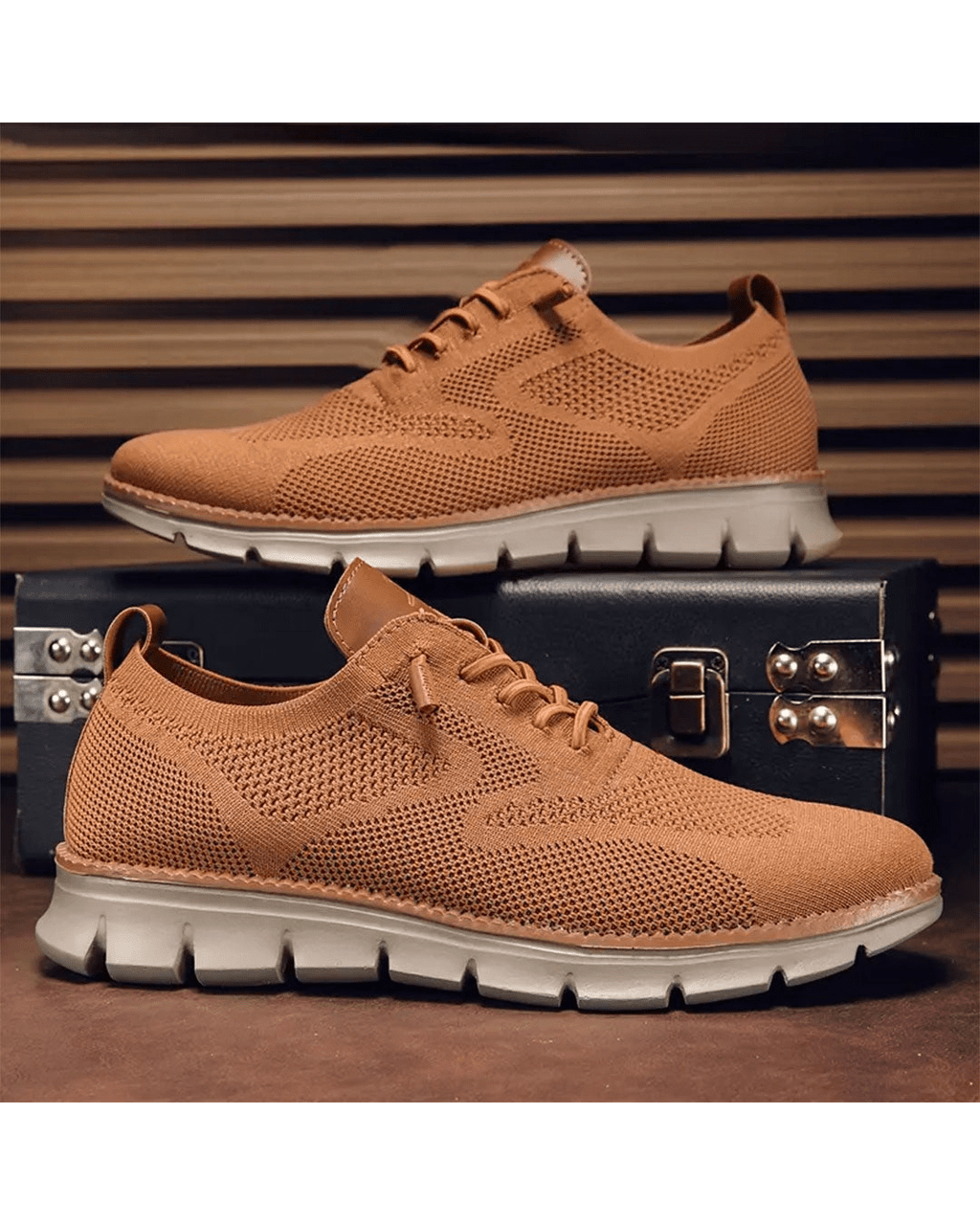 Lekkie i Przewiewne Sneakersy Męskie na Co Dzień