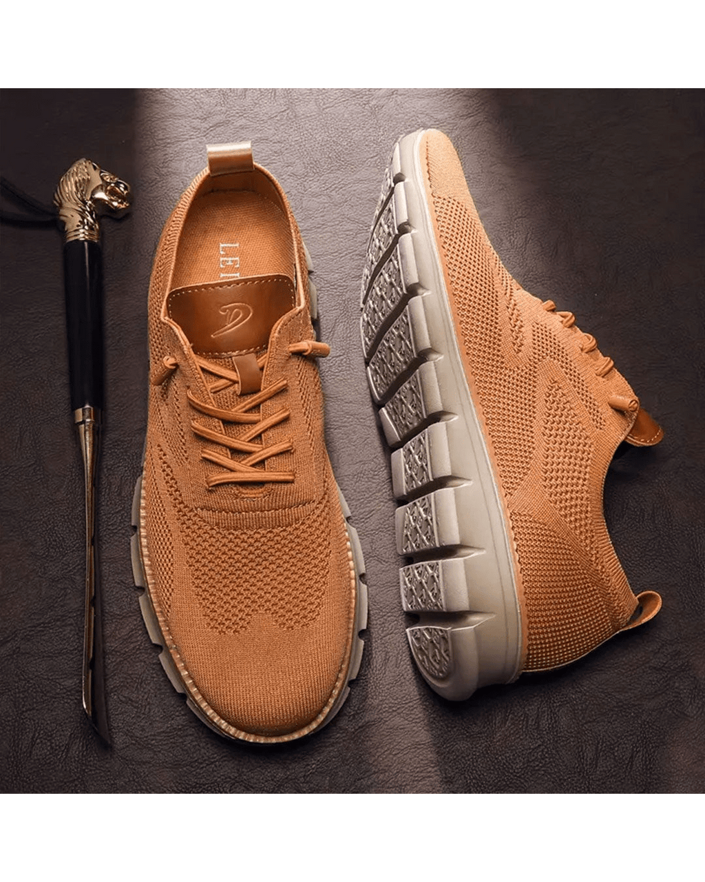 Lekkie i Przewiewne Sneakersy Męskie na Co Dzień