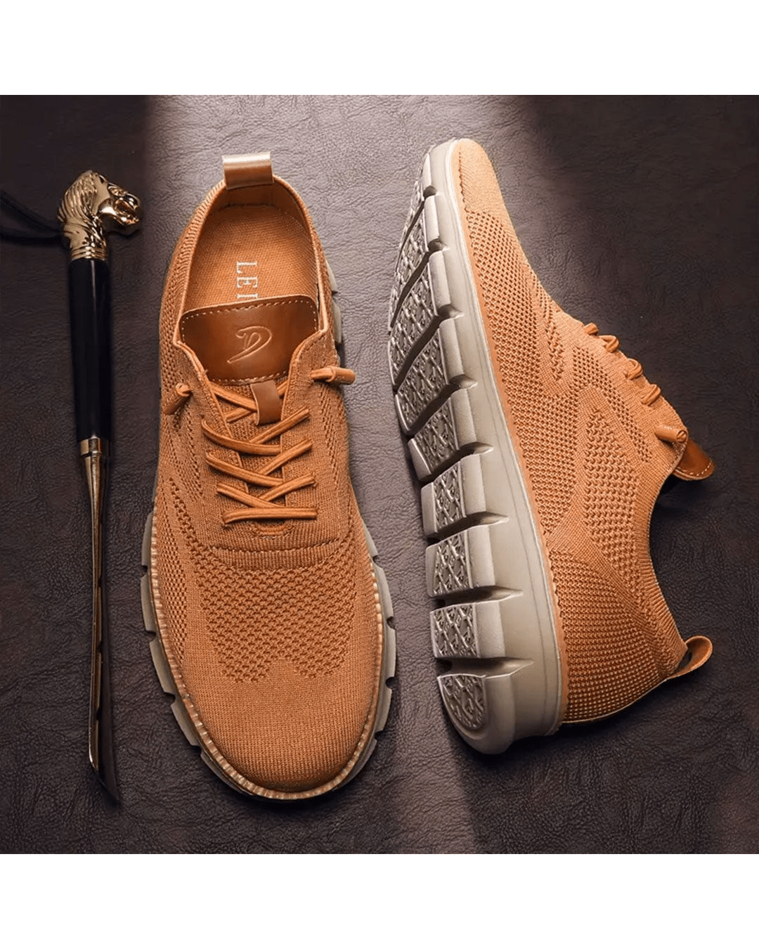 Lekkie i Przewiewne Sneakersy Męskie na Co Dzień