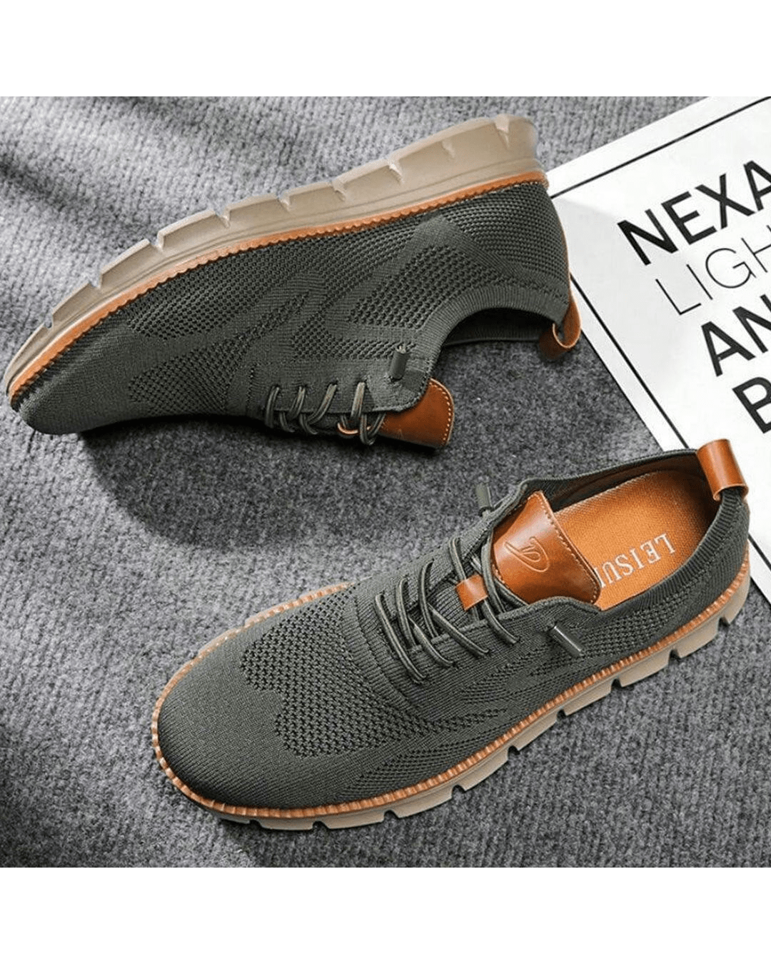 Lekkie i Przewiewne Sneakersy Męskie na Co Dzień