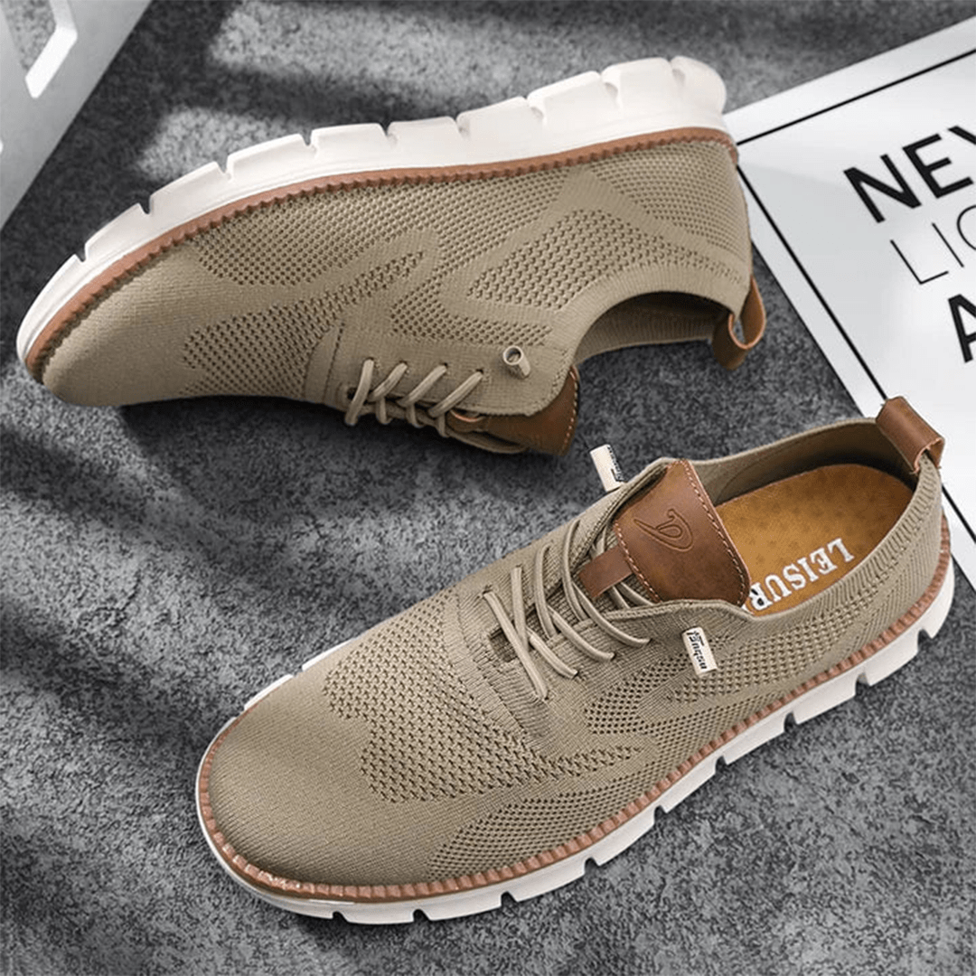 Lekkie i Przewiewne Sneakersy Męskie na Co Dzień