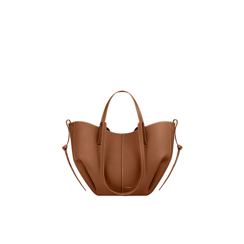 Torebka shopper damska – Kasztanowy, rozmiar Mały